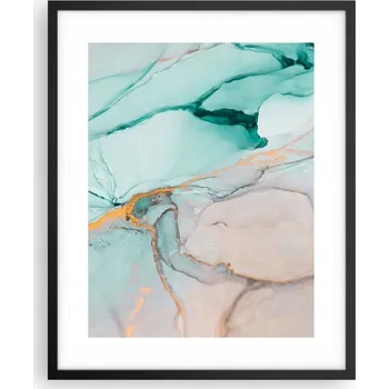 Obraz Obraz plakát na zeď v černém rámu 40x50 abstrakce plakáty do obýváku