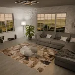 JUTEX Kusový koberec ARTE 16436 H10 hnědý BARVA: Hnědá, ROZMĚR: 200x290 cm