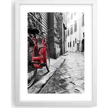 Obraz Obraz plakát v bílém rámu do obýváku 30x40 foto plakáty na zeď s motivem města