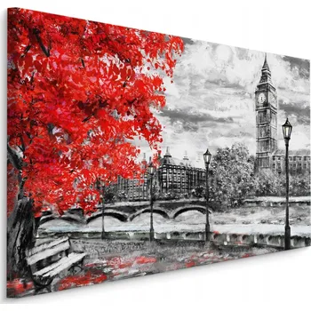 Obraz Obraz do obýváku Řeka Temže Big Ben Londýn 100x70