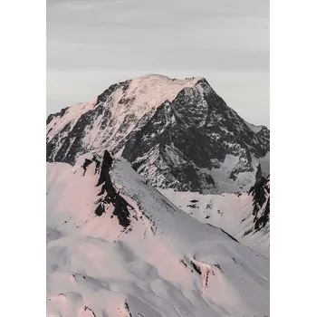 Obraz Plakát Alpy, Mont Blanc 3 bez rámu 29,7 x 42 cm