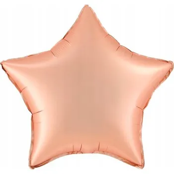 Balónek SUPER Balón Hvězda růžová matná 460176 fóliový 18 palců