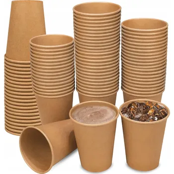 Jednorázové nádobí Papírové kelímky Like It PF Kraft 250 ml 1000 ks