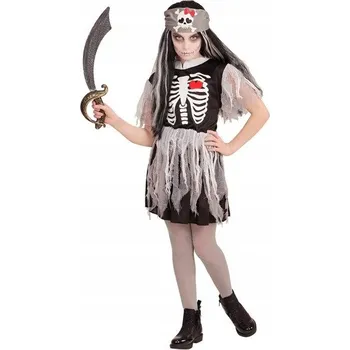 Karnevalový kostým KOSTÝM DUCH PIRÁTKY PIRÁTKA ZJEVENÍ HALLOWEEN 140