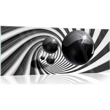 Obraz Obraz na skle ABSTRAKCE skleněná koule foto 125x50