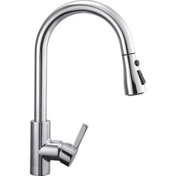 Vodovodní baterie Kuchyňská baterie stojánková BRISO 2022 stříbrná, šedá