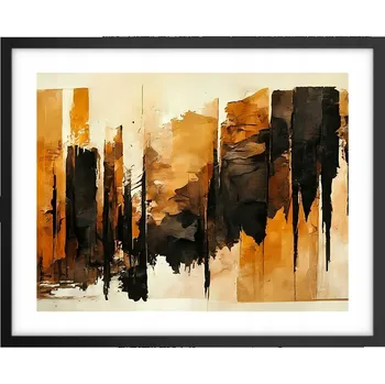 Obraz Foto obraz plakát na zeď v černém rámu 50x40 cm – nástěnné plakáty do obýváku