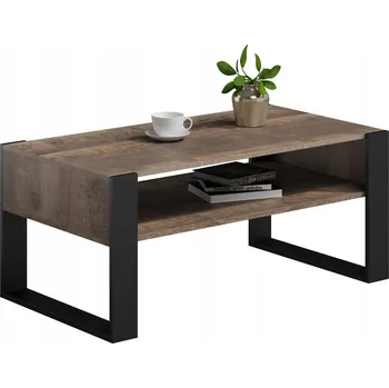 Konferenční stolek Konferenční stolek KAJA 120 cm dub koloniální-černý loft retro PER