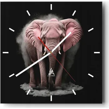 Hodiny Velké nástěnné hodiny na zeď 40x40 Slunce Skleněné hodiny Čtvercové Tiché