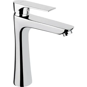 Vodovodní baterie FERRO Umyvadlová stojánková baterie vysoká ALGEO SQUARE chrom (BAQ2L)