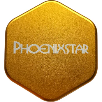 CBD Phoenix Star Glass Phoenix Star Grinder - Hexagon Shape Barva: Zlatá