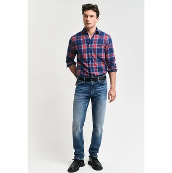 Pánské džíny DŽÍNY GANT REGULAR JEANS MID BLUE VINTAGE