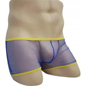 Pánské spodní prádlo Sexy Průhledné Pánské Boxerky - XL