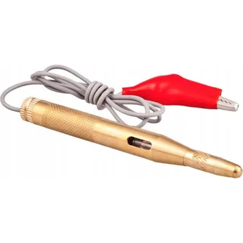 Zkoušečka ZKOUŠEČKA NAPĚTÍ PROUDU AUTOMOBILOVÁ ZKOUŠEČKA 6V 12V 24V ODOLNÁ KOVOVÁ