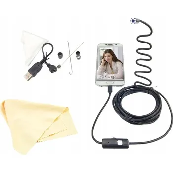 IP kamera ENDOSKOPICKÁ KAMERA INSPEKČNÍ USB 3,5M TUHÝ KABEL