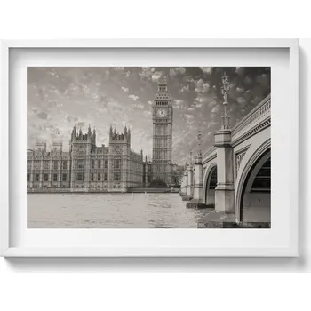 Obraz Obraz v rámu na zeď do obýváku Londýn Anglie Big Ben 70x50 cm
