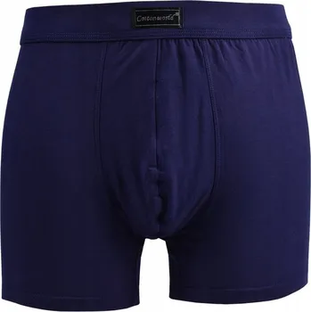 Boxerky 4XL PÁNSKÉ BAMBUSOVÉ BOXERKY TMAVĚ MODRÉ VELKÉ