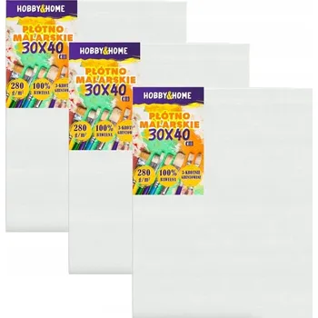 Textilie Malířské Plátno 30 cm x 40 cm Hobby&home 1 ks