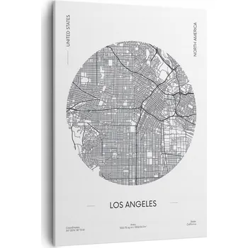 Obraz Obraz na plátně do obýváku ložnice 50x70 mapa foto obrazy na zeď canvas