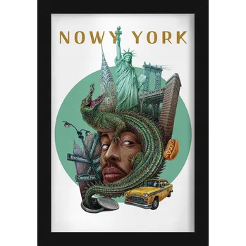 Obraz Plakát Obraz v rámu rámeček plakát York Graphic od Alicji Kocurek 20x30 v rámu 20 x 30 cm