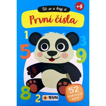 Desková hra Stolní hra Uč se a hraj si s prvními čísly - 52 karet pro učení Sun