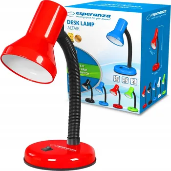 Lampička Stolní lampička Esperanza ALTAIR černá, červená, příkon do 25 W