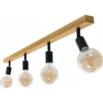 Nástěnné svítidlo LED obdélníkové bodové svítidlo Wood hnědé