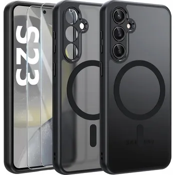 Pouzdro na mobilní telefon Zadní Kryt Nela-Styl pro Samsung Galaxy S23 černý