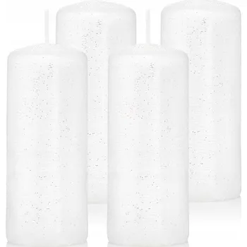 Svíčka Tradiční parafínová svíčka bez vůně Drobo 4 ks