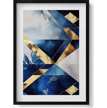 Obraz Dekorativní nástěnný obraz do obýváku kuchyně Geometrická kompozice 50x70 cm