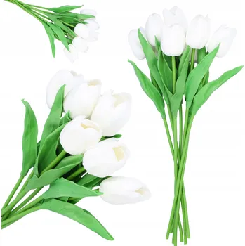 umělá květina UMĚLÉ KVĚTY TULIPÁNY jako živé kytice na balkon dekorativní Velikonoce