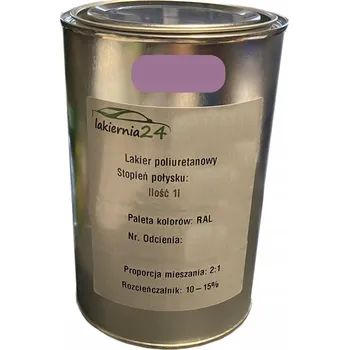 Lak na dřevo Barva Průmyslový polyuretanový lak 1l lesklý 2:1 RAL 4009