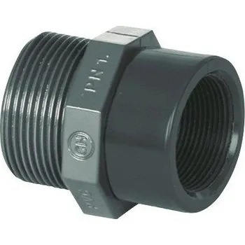 PVC tvarovka - Redukce 1 1/2“ ext. x 3/4“ int.