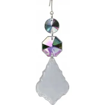 Vánoční dekorace Křišťálové Vánoční Baňky Vánoční Diamantové Rampouchy Ozdoby na Stromeček 10cm 2ks