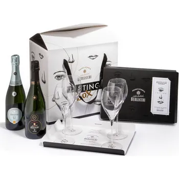 Berlucchi dárk. set 61 Nature + Saten + 4x sklo