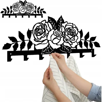 Věšák Šatní ramínko , černé, FRACZEK