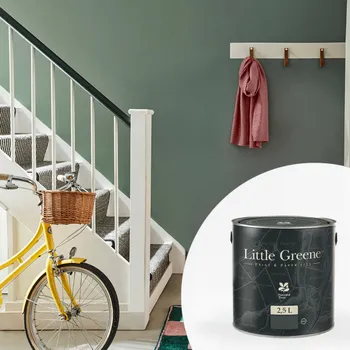 Olej na dřevo Little Greene Barva na schody a zábradlí - Vysoce odolná - Polomatná - 2,5L - Intelligent Floor Paint Vyberte odstín:: Cork (212)