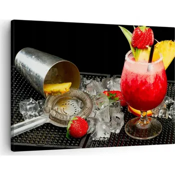 Obraz Obraz na plátně do obýváku ložnice 70x50 nápoj foto obrazy na zeď