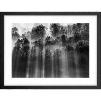 Obraz Obraz plakát v černém rámu do obýváku 40x30 krajina foto na zeď