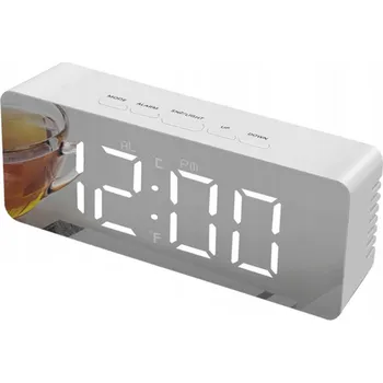 Hodiny Digitální zrcadlové hodiny s funkcí alarmu