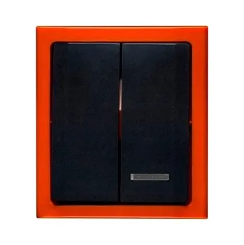 vypínač Dvojitý vypínač Klasik Polmark grafitový ŁNH-2BS.PM