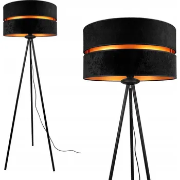 Stojací lampa Stojací lampa trojnožka s textilním stínidlem LOFT LED