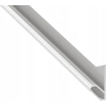 Stavební profil Hliníkový profil pro polic do skříní Q18, 2 m, bílý