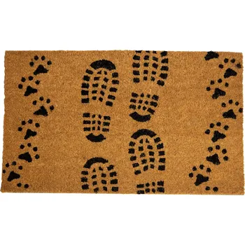 Kokosová rohožka - Stopy 40x60 cm