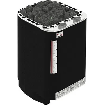 Sawo sunová kamna elektrická Scandia Combi 6,0Kw NS PREMIUM FIBER COATED black