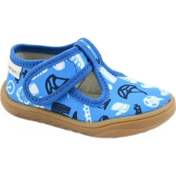 Chlapecké bačkory Milami Dětské barefootové bačkůrky BF1-MAC4106A L.BLUE, 24