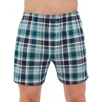 Trenýrky Pánské trenýrky CORNETTE Comfort Barva: zelená kostky 008/291, Velikost: 4XL