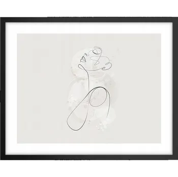 Obraz Foto obraz plakát na zeď v černém rámu 50x40 grafika plakáty do obýváku