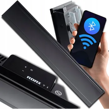 Přímotop Skleněný infračervený ohřívač ADAX 600W – úsporný, s WiFi