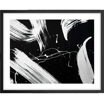 Obraz Foto obraz, plakát na zeď v černém rámu 50x40 abstrakce do obýváku